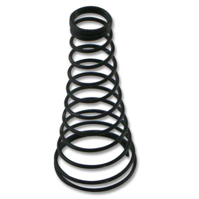 China Cylinder Spring Steel Tapered Coil Spring With Black Galvanized for sale