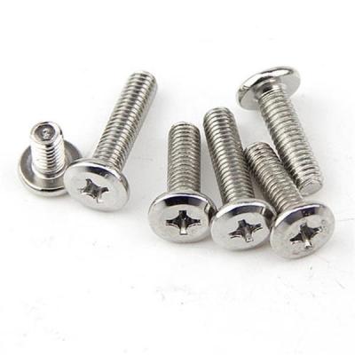 China Customized Stainless Steel Flat Pan Head Cross Screws for sale