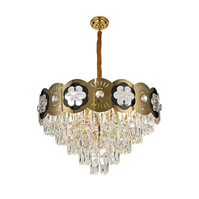 China Modern Hot Sale Modern Crystal Chandelier Lampen Hanging Lighting with Low Price for sale