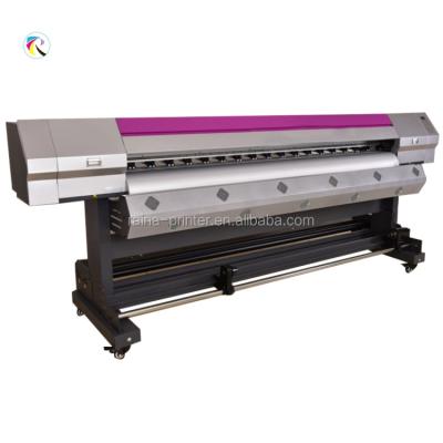 China Large format indoor outdoor eco plotter banner cable advertising 2.2m solvent printer with epson dx5 DX7 print head for sale