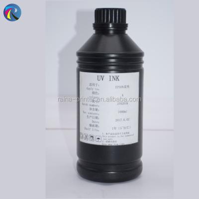 China Light Smell Good Quality Led UV Ink For UV Inkjet Printer For Epson DX5 DX7 Head for sale