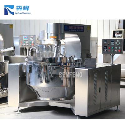 China Vegetable Processing Plant China Factory Price Large Capacity Stainless Steel Sauce Making Machine Double Planetary Mixer Cooking Machine on Hot Sale for sale