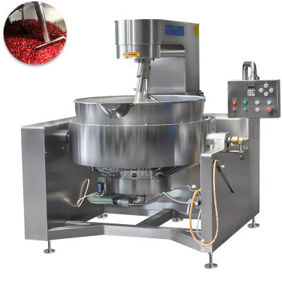 China Industrial Large Fillings 304 Stainless Steel Dough / Sauce Cooking Mixer Machine With Big Output for sale