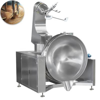 China Vegetable Processing Plant Ce Approved Super Quality Stainless Steel 500L Industrial Steamer Cooking Machine For Food for sale