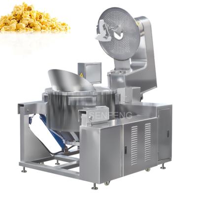 China Snack Factory Good Quality Caramel Chocolate Butter Flavored Industrial Popcorn Making Machine for sale