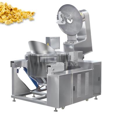 China Automatic industrial snack factory mushroom popcorn machine for sale for sale