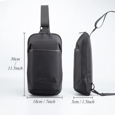 China New Style Durable Waterproof Backpack Sport Portable Multifunctional Black Recycling Cross Body Bags for sale