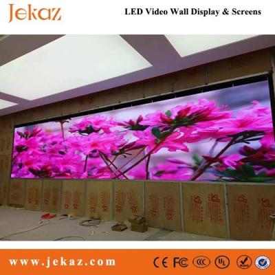 China JEKAZ indoor P3 SMD full color 3mm fixed advertising LED Video display for sale