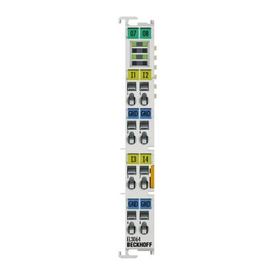 Китай Бекхофф EL3064 EtherCAT Терминал, 4-канальный аналоговый вход, напряжение, 0...10 В, 12 бит, одноконтактный продается