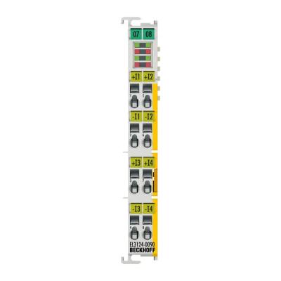 China Beckhoff EL3124-0090 | EtherCAT Terminal, 4-channel analog input, current, 4…20 mA, 16 bit, differential, TwinSAFE SC for sale