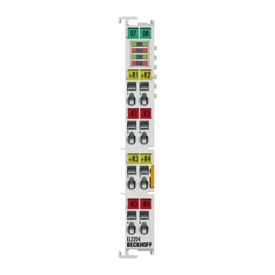 Китай Beckhoff EL3204 EtherCAT Терминал 4-канального аналогового входа RTD (Pt100) 16 бит продается