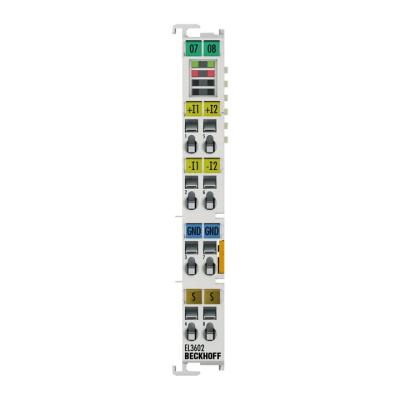 Китай Бекхофф EL3602∙ EtherCAT терминал, 2-канальный аналоговый вход, напряжение, ±10 В, ±5 В, ±2,5 В ±1,25 В, 24 бита продается