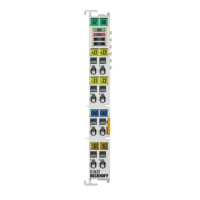 China Beckhoff EL3632 | EtherCAT Terminal, 2-channel analog input, IEPE/accelerometer, 16 bit, 50 ksps for sale