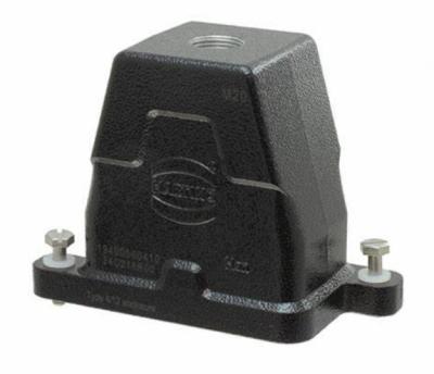 China 19400060410 Harting Connector Han 6HPR Hood Top Entry M20 Screw Lock for sale