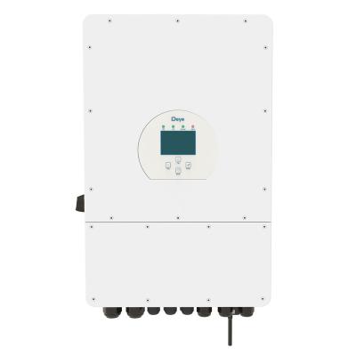 China solar power system hybrid inverter 3 phase deye 8kw 10kw 12kw solar hybrid solar inverter with MPPT trackers 240A SUN-10K-SG04 inverter for sale