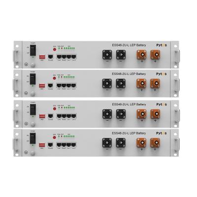 China Li-poly Battery Lifepo4 Battery Storage Systems PYTES 2.4kWh Solar Powered Storage System with Battery Management System for sale