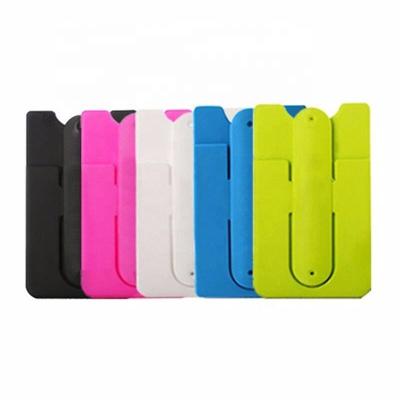 China Flexible 3M Mobile Phone Card Environmental Stickers Pouch Bag Credit Card Holder for iPhone 7 plus 6 plus 5S Universal for all phone for sale