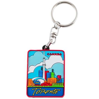 China Cool Customized 3D PVC Key Chain Business Gift With Opener for sale