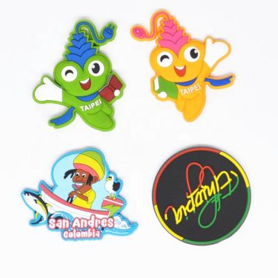 China Viable Magnets Customized Patches 3d Fridge Label Rubber Sticker for sale