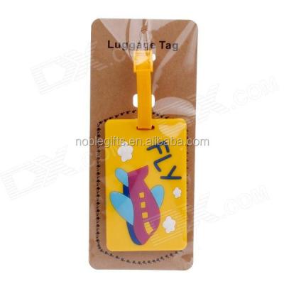 China Eco - Friendly Personalized Plastic Luggage Tag For Travel for sale