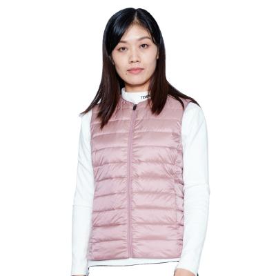 China Wholesale Lightweight Windproof Warm Stripper Plus Size Women Abrigo Waistcoat Vest Down Jacket Winter Coat for sale