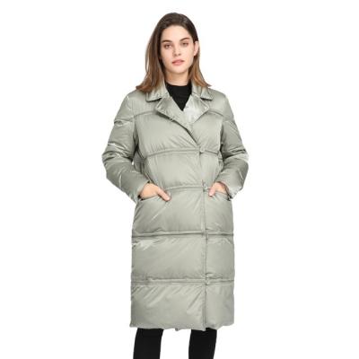 China Plus Size Customized Down Warm Bubble Ladies Plus Size Women Long Jacket Winter Coat for sale