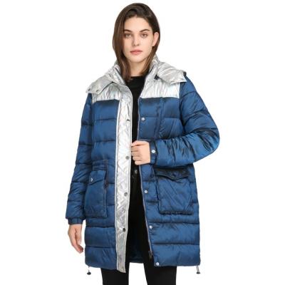 China Plus Size Customized Hooded Ladies Warm Down Long Plus Size Women Jacket Winter Coat for sale