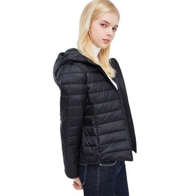 China Lightweight Hooded Slim Fashion Down Jacket Good Quality OEM Winter Coat For Women Plus Size Coat Clothes Women for sale