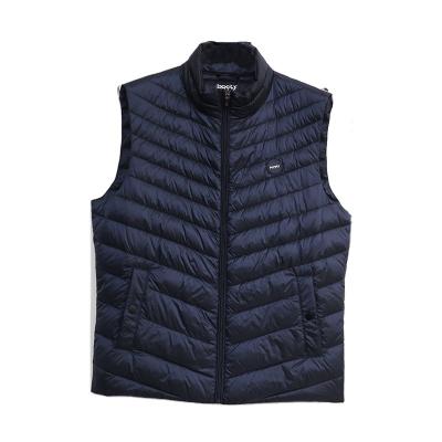 China Slim sleeveless MEN vest down vest plus size coat down jacket for sale