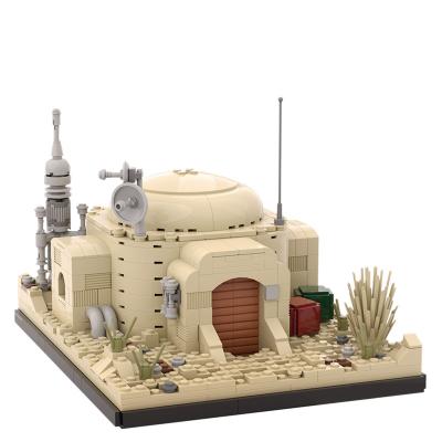 China Building Toy MOC Switches Star Owen Lars House On Tatooine Wars House Model Mini Building Blocks Bricks Toys for sale