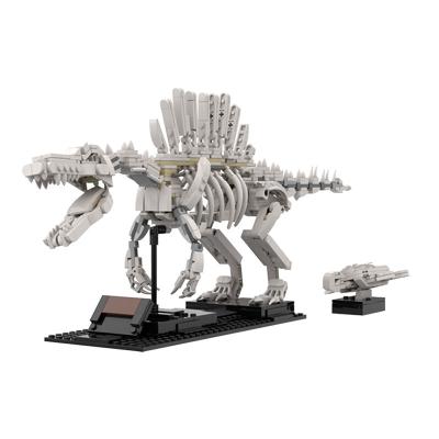 China Toy Dinosaur Building Blocks Spinosaurus + Sea Turtle Skeleton Animal Building Blocks For Children Toys for sale