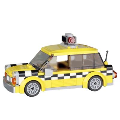 China The building block building MOC toy of the car taxi block car toys for children for sale