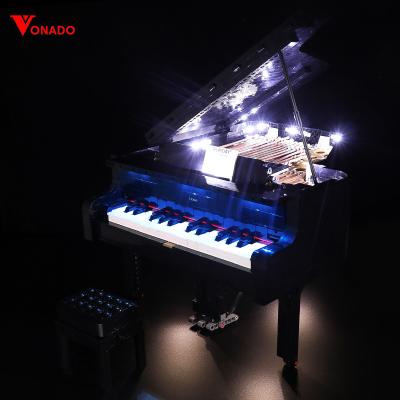 China Toy Vonado Led Light Educational Kit Compatible For Legoing 21323 Grand Piano Bricks Building IDEA Blocks Toys (Only Light) for sale