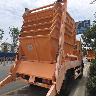 China Carbon Steel. DONGFEGN 4x2 4x4 Right Hand Drive 10m3 Skip Loader Garbage Truck Sweep-Body Garbage Collector Waste Management Truck for sale