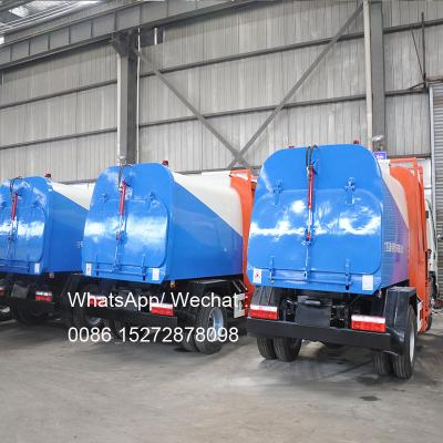 China Carbon Steel. Stainless Steel JAC 4x2 RHD 5m3 Loader Garbage Truck Bucket Truck Garbage Truck Garbage Side Side Cleaner For Sale for sale