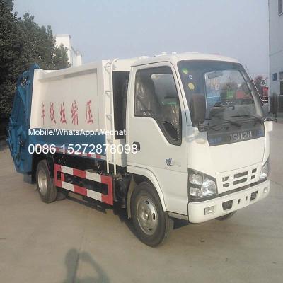 China Carbon Steel. Stainless Steel 4x2 5m3 Compression Refuse Collector Waste Disposal Vehicle Garbage Compactor Truck Japanese Manufacturer for sale