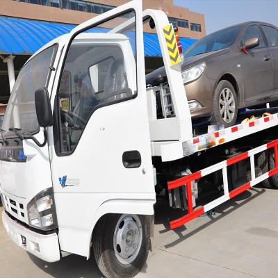 China Carbon Steel. Japanese Recovery Truck Roadblock Vehicle Stainless Steel 4x2 Flatbed Wrecker Tow Truck Manufacturer for sale