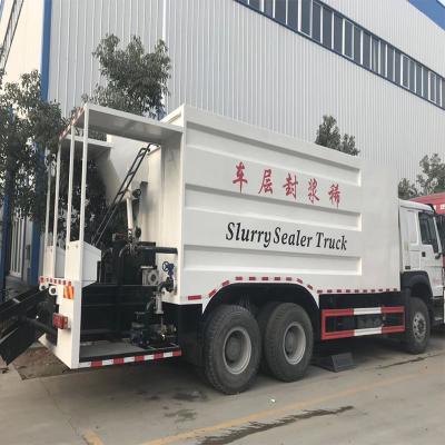 China Road Maintenance Mechanical Industry SINOTRUK HOWO 6x4 Mud Sealer Truck Mud Seal Truck Mechanical Road Maintenance Manufacturer for sale