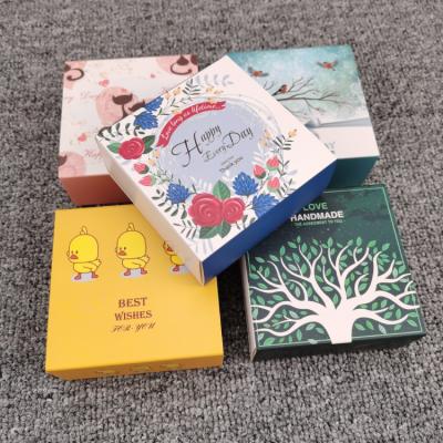 China Recycled Materials Customized Logo Soap Art Drawer Gift Shipping Announcement Packaging Box for sale