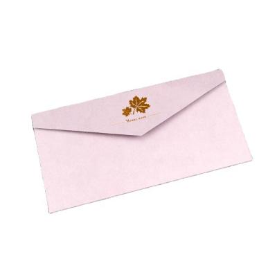 China Custom Printed Gift Envelope Gold Foil Business Or Greeting Envelope Personal Wedding Use Invitation Kraft Paper With Logo for sale