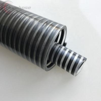 China Corrosion Resistant Water Pump PVC Vacuum Suction Hose / Transparent Spiral Hose for sale