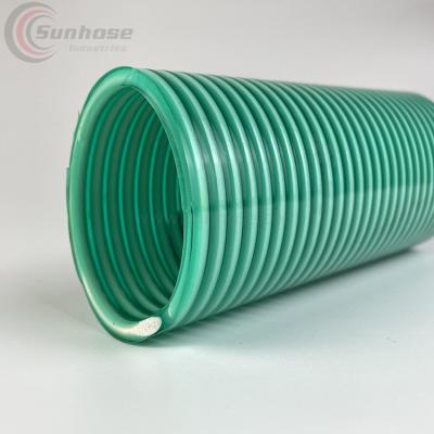 China Water Supply Water Pump Hose Spiral Corrugated Flexible Vacuum 6 Inch PVC Suction Hose for sale