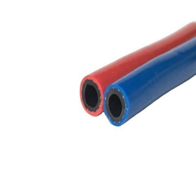 China Flexible PVC Twin Hose Oxygen Acetylene Pipe Two Welding Line for sale