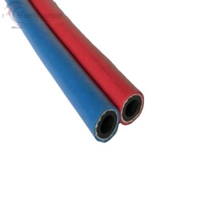 China Industrial Pvc PVC Twin Pipe Oxygen Acetylene Welding Plastic Pipe for sale