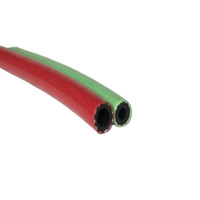 China Natural Pvc PVC Welding Hose Oxygen Acetylene Tubing Flexible PVC Twin for sale