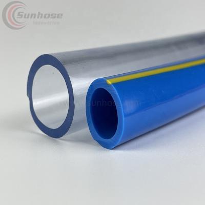 China Pure Clear High Quality Hose Colored Plastic PVC Tube Soft Extrude for sale