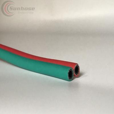 China Rubber/EPDM/SBR 8Mm+10Mm Twin Welding Oxygen And Acetylene Rubber Hose for sale