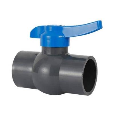 China New Orange General Plug ABS Material Long Handle PVC Ball Valve for sale