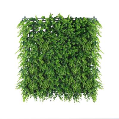 China Art Decor Wholesale Artificial Faux Boxwood Panel Green Hedge Grass Wall For Home Backdrop for sale