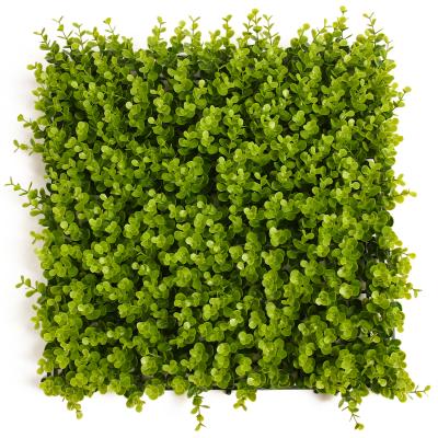 China Art Decor Vertical Garden Decor Privacy Fence Boxwood Hedge Green Wall Fake Plant Grass Wall for sale